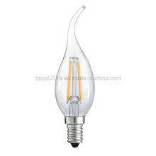 Ampoule de filament de Tc35 1.5W Dimmable LED Transparent
